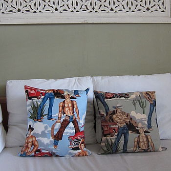 Cowboy Cushion Cover, 2 of 4