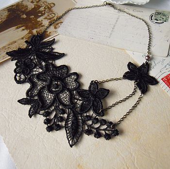 Lace Flower Necklace, 2 of 3