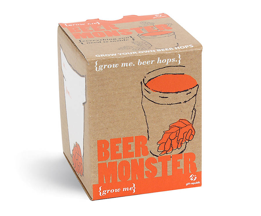 Grow Me 'Beer Monster' Hops Plant Kit, 1 of 2