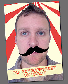 Personalised Pin The Moustache Game, 2 of 4