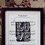 Personalised Sheet Music Love Art Print, thumbnail 10 of 10