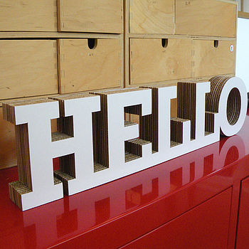 Chunky Cardboard Letters, 5 of 5