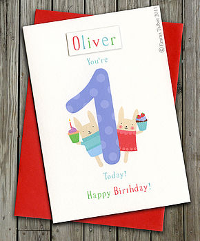 First Birthday Or Choose Your Age Birthday Card, 3 of 11