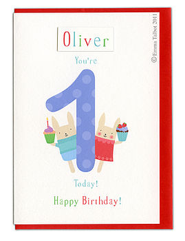 First Birthday Or Choose Your Age Birthday Card, 6 of 11