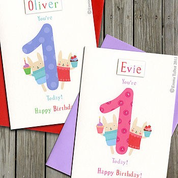 First Birthday Or Choose Your Age Birthday Card, 2 of 11
