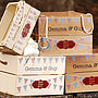 Personalised Wedding Bunting Small Crate, thumbnail 4 of 6