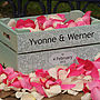 Personalised Wedding Floral Small Crate, thumbnail 1 of 5