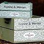 Personalised Wedding Floral Square Crate, thumbnail 1 of 4