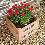 Personalised Anniversary Square Planter Crate, thumbnail 1 of 8