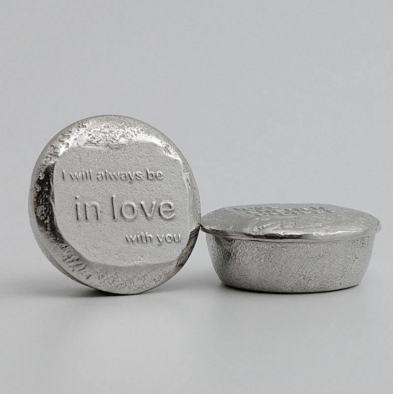 small cast pewter message box by lancaster & gibbings