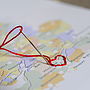 Personalised Stitch Your Journey Map Print, thumbnail 4 of 12