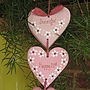 Personalised Gift Hearts On A String, thumbnail 1 of 6