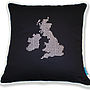 Embroidered UK And Ireland Cushion, thumbnail 3 of 8