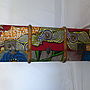 Vintage Tribal Block Printed Fabric Trunk, thumbnail 5 of 8