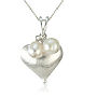 Rosaline Silver Heart Necklace, thumbnail 12 of 12