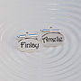 Personalised Silver Name Cufflinks, thumbnail 5 of 7