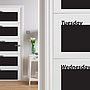Chalkboard Week Planner Wall Stickers, thumbnail 1 of 4