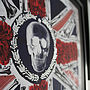 Laced Union Jack Diamante Embellished Artwork, thumbnail 2 of 3