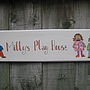 Bespoke Play House Sign, thumbnail 1 of 11