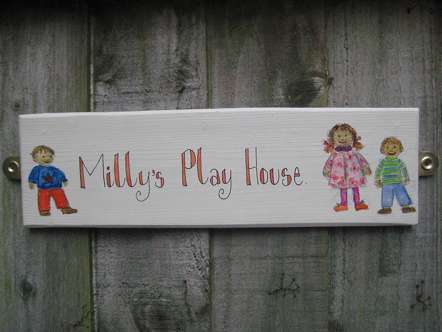 Bespoke Play House Sign, 1 of 11