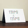 'Mr & Mrs' Card, thumbnail 2 of 3