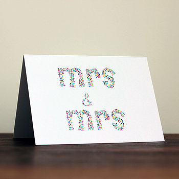 'Mr & Mrs' Card, 2 of 3