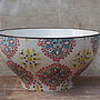 Bohemian Ceramic Bowl Set, thumbnail 3 of 5