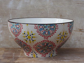 Bohemian Ceramic Bowl Set, 3 of 5