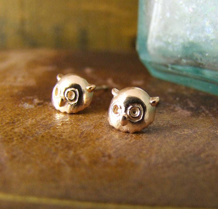 Owl Stud Earrings By Alexis Dove Jewellery | notonthehighstreet.com