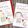 Colouring In Personalised Mother's Day Card, thumbnail 2 of 11