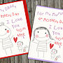Colouring In Personalised Mother's Day Card, thumbnail 3 of 11