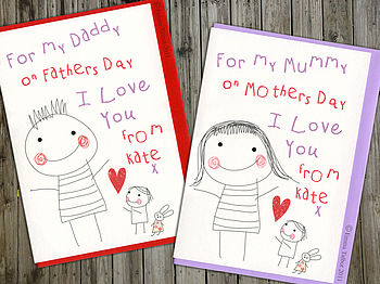 Colouring In Personalised Mother's Day Card, 3 of 11