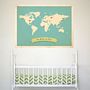 'My Roots Lie Here' Customisable Map Print, thumbnail 1 of 3