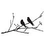 Birds On A Branch Wall Sticker, thumbnail 3 of 5
