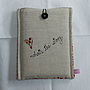 Handmade Linen And Liberty Print Kindle Case, thumbnail 6 of 8