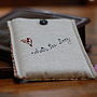 Handmade Linen And Liberty Print Kindle Case, thumbnail 1 of 8