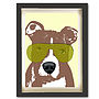 American Pit Bull Terrier Dog Print, thumbnail 2 of 2