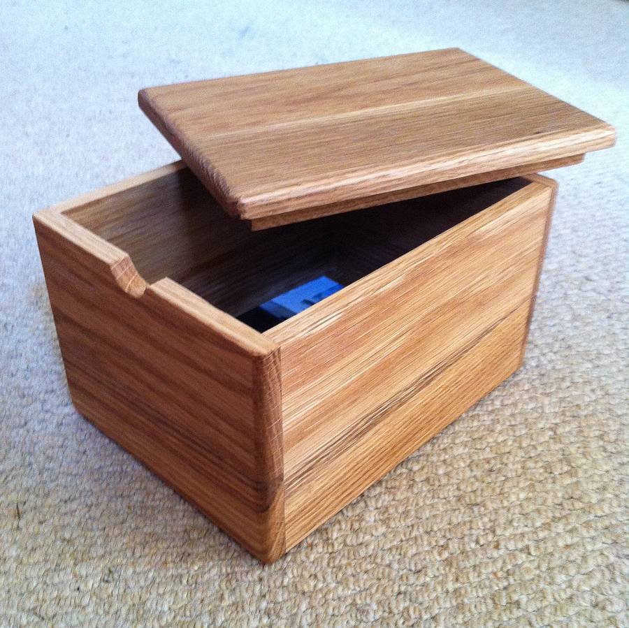 personalised wooden time capsule by earthome