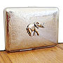 Elephant Cigarette Case Or Silver Card Case, thumbnail 1 of 3