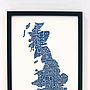 Gastronomy Map Print Set A3, thumbnail 2 of 11