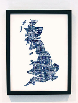Gastronomy Map Print Set A3, 2 of 11