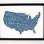 Gastronomy Map Print Set A3, thumbnail 7 of 11