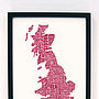 Gastronomy Map Print Set A3, thumbnail 8 of 11