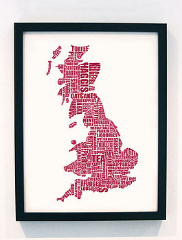 Gastronomy Map Print Set A3, 8 of 11