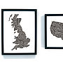 Gastronomy Map Print Set A3, thumbnail 1 of 11