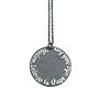 Oxidised Silver Large Signature Medal, 35mm, thumbnail 11 of 12