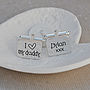 Personalised Silver 'Love Daddy' Cufflinks, thumbnail 4 of 7