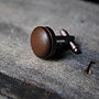 Vintage Style Leather Cufflinks, thumbnail 11 of 12