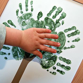 Personalised Hand Print Tree Poster, 2 of 8