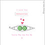 Anniversary Peas In Pod Card, thumbnail 4 of 8